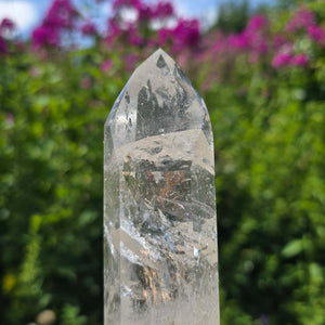 Bergkristall, Quarz, Obelisk geschliffen - 18x6x4 cm - Nr 270
