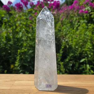 Bergkristall, Quarz, Obelisk geschliffen - 19x6x4 cm - Nr 272