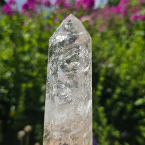 Bergkristall, Quarz, Obelisk geschliffen - 16x5x4 cm - Nr 276