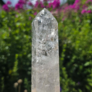 Bergkristall, Quarz, Obelisk geschliffen - 18x5x3 cm - Nr 277
