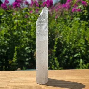 Bergkristall, Quarz, Obelisk geschliffen - 18x5x3 cm - Nr 277