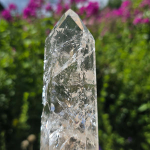 Bergkristall, Quarz, Obelisk geschliffen - 18x5x3 cm - Nr 279