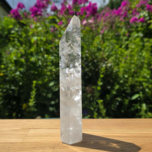 Bergkristall, Quarz, Obelisk geschliffen - 18x5x3 cm - Nr 279