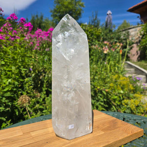 Bergkristall, Quarz, Obelisk geschliffen - 30x11x8 cm - Nr 27