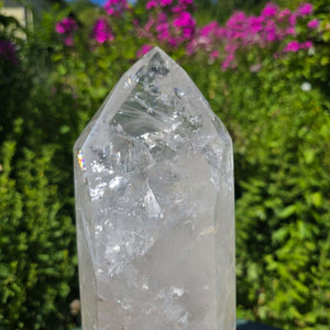 Bergkristall, Quarz, Obelisk geschliffen - 30x11x8 cm - Nr 27