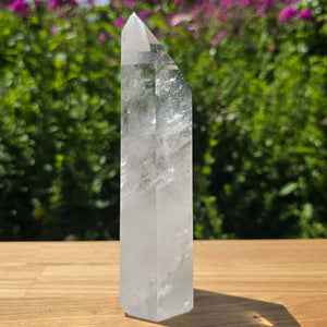 Bergkristall, Quarz, Obelisk geschliffen - 17x5x4 cm - Nr 285
