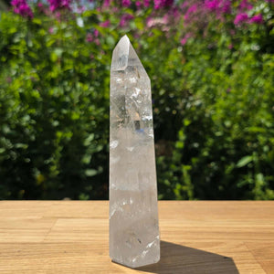 Bergkristall, Quarz, Obelisk geschliffen - 15x6x4 cm - Nr 287