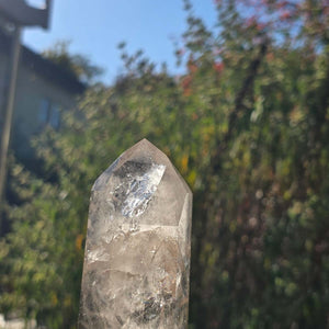 Bergkristall, Quarz, Obelisk geschliffen - 16x5x4 cm - Nr 292