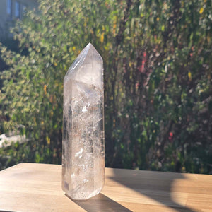Bergkristall, Quarz, Obelisk geschliffen - 16x5x4 cm - Nr 292