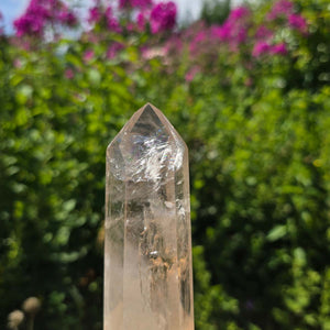 Bergkristall, Quarz, Obelisk geschliffen - 14x4x3 cm - Nr 293