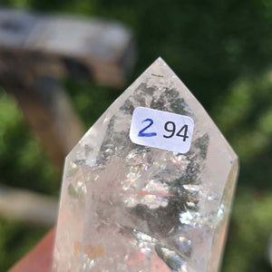 Bergkristall, Quarz, Obelisk geschliffen - 18x5x3 cm - Nr 294