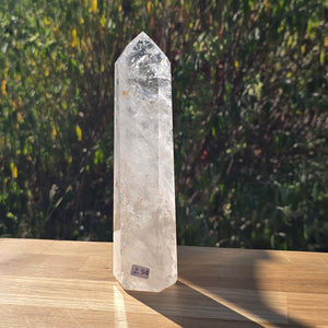 Bergkristall, Quarz, Obelisk geschliffen - 18x5x3 cm - Nr 294