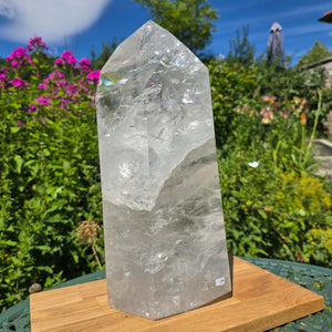 Bergkristall, Quarz, Obelisk geschliffen - 36x18x11 cm - Nr 29
