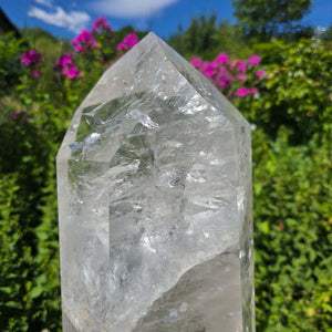Bergkristall, Quarz, Obelisk geschliffen - 36x18x11 cm - Nr 29