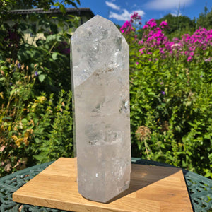 Bergkristall, Quarz, Obelisk geschliffen - 36x18x11 cm - Nr 29