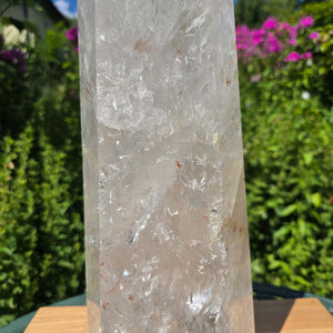 Bergkristall, Quarz, Obelisk geschliffen - 40x14x10 cm - Nr 2