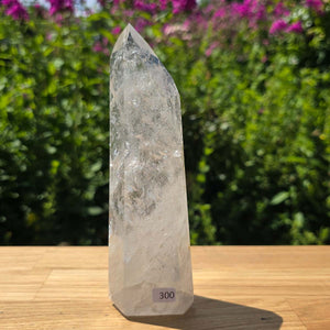 Bergkristall, Quarz, Obelisk geschliffen - 17x5x4 cm - Nr 300