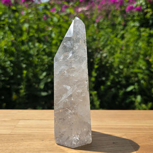 Bergkristall, Quarz, Obelisk geschliffen - 15x6x5 cm - Nr 301
