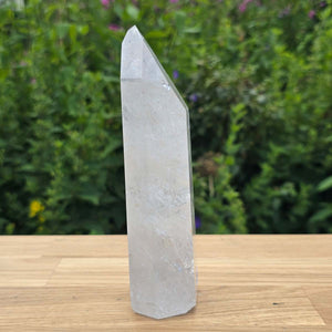 Bergkristall, Quarz, Obelisk geschliffen - 16x5x4 cm - Nr 306