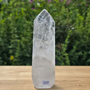 Bergkristall, Quarz, Obelisk geschliffen - 15x5x4 cm - Nr 307
