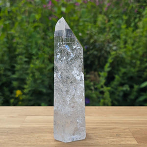 Bergkristall, Quarz, Obelisk geschliffen - 15x5x5 cm - Nr 308