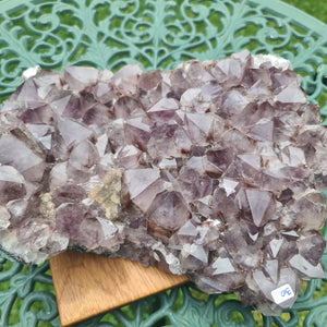 Amethyst mit Calcit