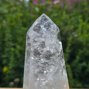 Bergkristall, Quarz, Obelisk geschliffen - 14x7x5 cm - Nr 310
