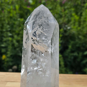 Bergkristall, Quarz, Obelisk geschliffen - 16x7x5 cm - Nr 314