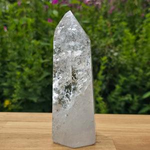 Bergkristall, Quarz, Obelisk geschliffen - 17x8x5 cm - Nr 317
