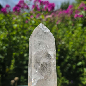 Bergkristall, Quarz, Obelisk geschliffen - 14x5x3 cm - Nr 321
