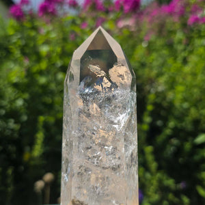Bergkristall, Quarz, Obelisk geschliffen - 17x5x4 cm - Nr 322