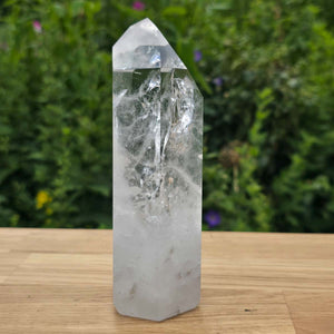 Bergkristall, Quarz, Obelisk geschliffen - 15x6x4 cm - Nr 325