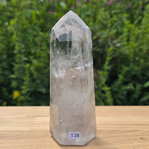 Bergkristall, Quarz, Obelisk geschliffen - 15x6x5 cm - Nr 328