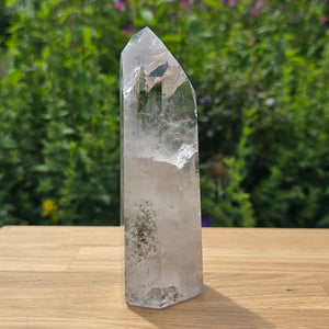 Bergkristall, Quarz, Obelisk geschliffen - 15x6x5 cm - Nr 328