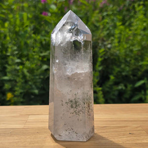 Bergkristall, Quarz, Obelisk geschliffen - 15x6x5 cm - Nr 328