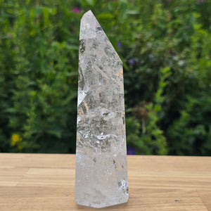 Bergkristall, Quarz, Obelisk geschliffen - 15x5x4 cm - Nr 333