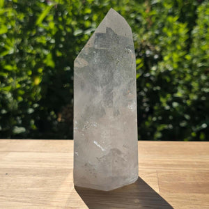 Bergkristall, Quarz, Obelisk geschliffen - 15x7x5 cm - Nr 338