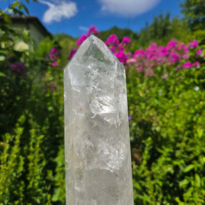 Bergkristall, Quarz, Obelisk geschliffen - 40x10x8 cm - Nr 34