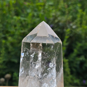 Bergkristall, Quarz, Obelisk geschliffen - 12x6x5 cm - Nr 352