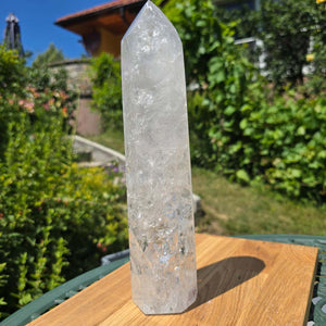 Bergkristall,  Quarz, Obelisk geschliffen UNIKAT Nr 37