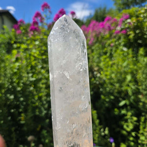 Bergkristall,  Quarz, Obelisk geschliffen UNIKAT Nr 37