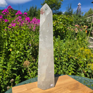 Bergkristall, Quarz, Obelisk geschliffen - 41x9x7 cm - Nr 40