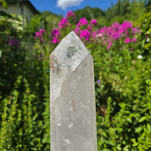 Bergkristall, Quarz, Obelisk geschliffen - 41x9x7 cm - Nr 40