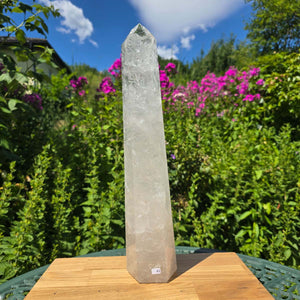 Bergkristall, Quarz, Obelisk geschliffen - 40x8x7 cm - Nr 42