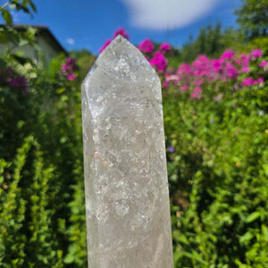Bergkristall, Quarz, Obelisk geschliffen - 35x9x7 cm - Nr 44