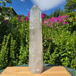 Bergkristall, Quarz, Obelisk geschliffen - 36x8x6 cm - Nr 45
