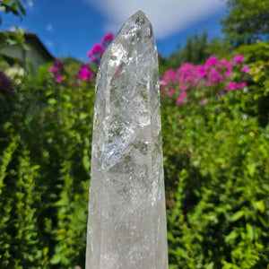 Bergkristall, Quarz, Obelisk geschliffen - 33x9x7 cm - Nr 47