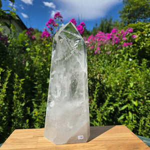 Bergkristall, Quarz, Obelisk geschliffen - 31x12x6 cm - Nr 50