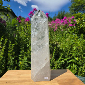 Bergkristall, Quarz, Obelisk geschliffen - 30x9x5 cm - Nr 52