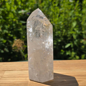 Bergkristall,  Quarz, Obelisk geschliffen UNIKAT Nr 59